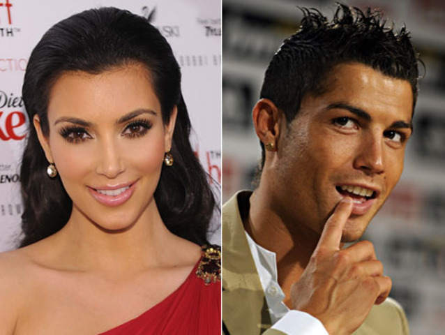 Spotted kissing soccer star Cristiano Ronaldo