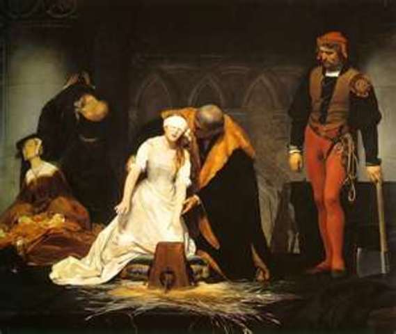 Lady Jane Grey was Beheaded