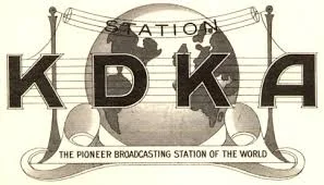 kdka goes on the air from pittsburgh