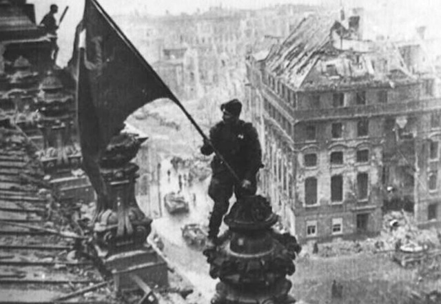 Soviets reach Berlin.