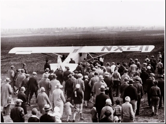 Charles Lindberg completes solo flight across the Atlantic