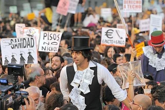 Debut du mouvent en Espagne