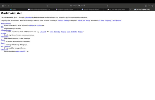 The First Home page!