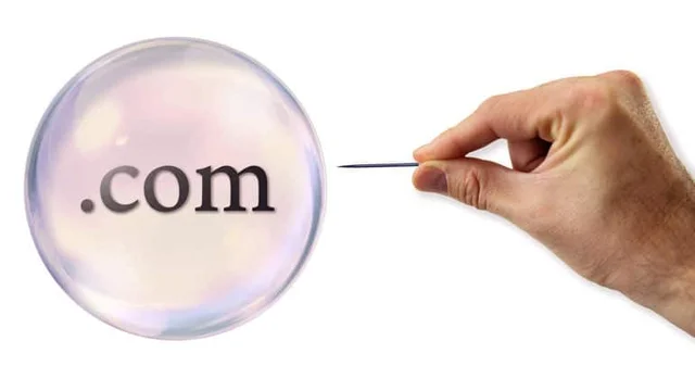 The burst of the dot-com bubble
