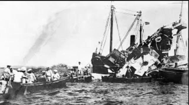 The sinking of the USS Maine