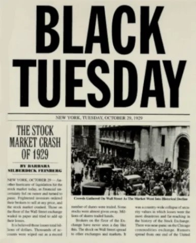 Black Tuesday (Stock Market Crash)