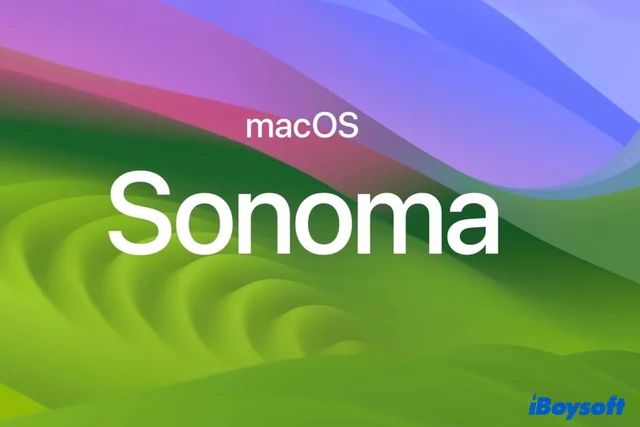 MacOS 14 Sonoma