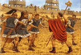La marcha de César a Roma (49 a.C.):