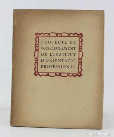 En España, se crea el Institut d’Orientació Professional.