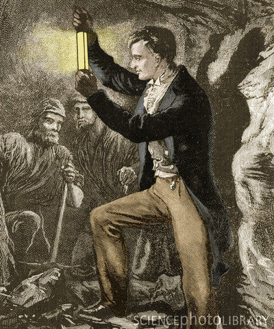 First effective lamp