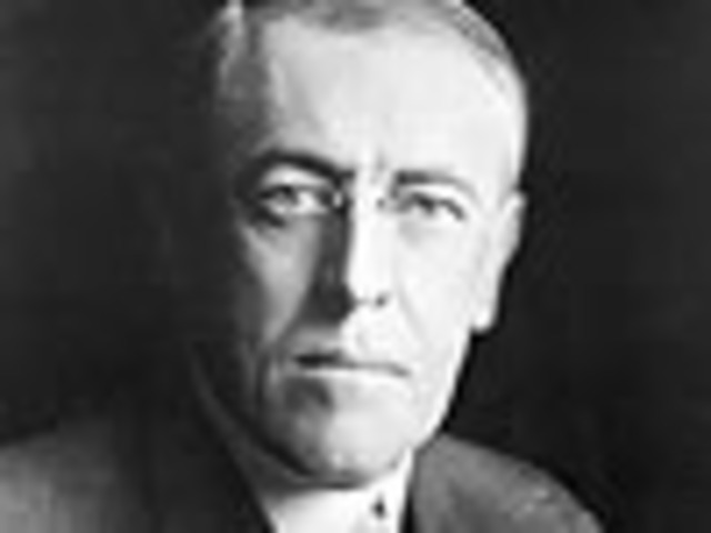 Woodrow Wilson Warns Germany