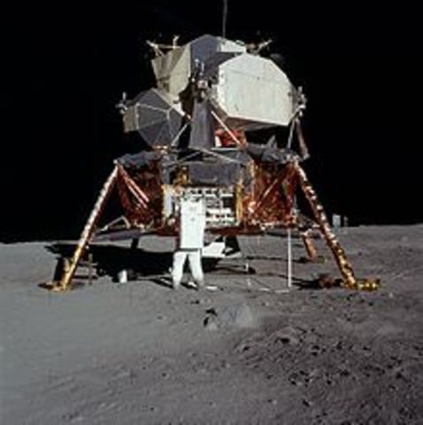 Apollo 11 Lands on moon