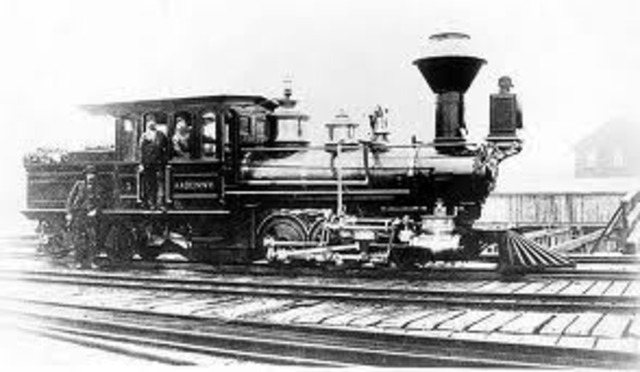 First steam locomotive