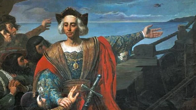 A sailor named Rodrigo de Triana sighted land aboard the Pinta.