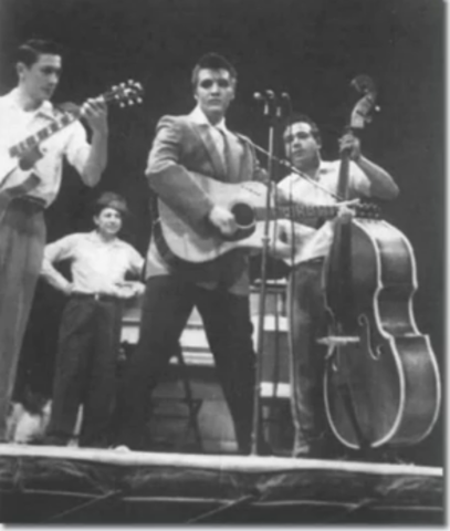 Recording his first songs