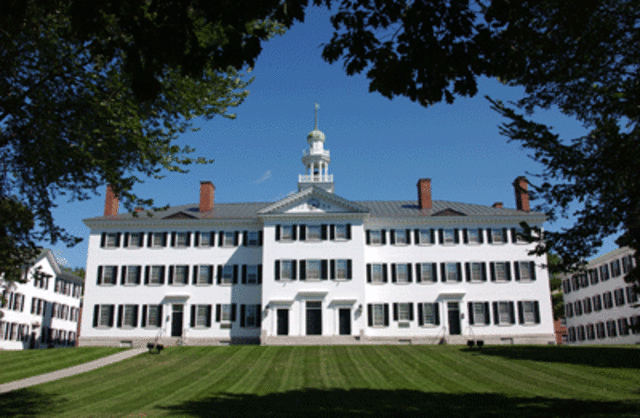 Enrolled at Dartmouth College