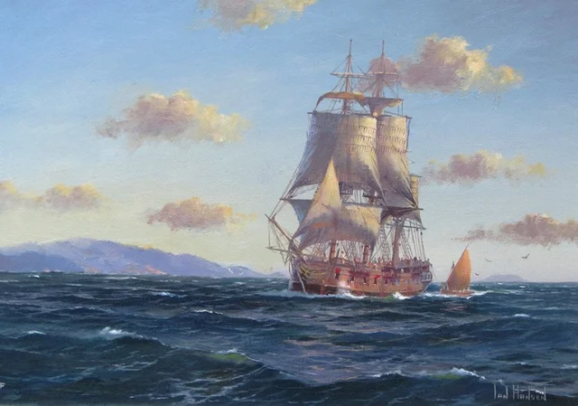 Matthew Flinders navigates Australia