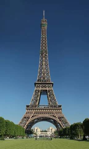 The completion of the Eiffel tower