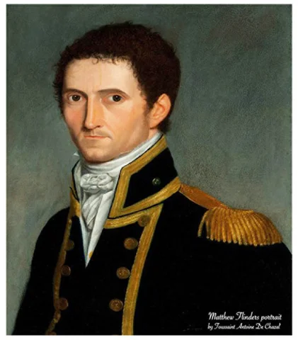 Mathew Flinders navigated Australia.