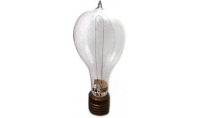 The invention of the lightbulb
