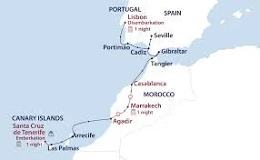 the expedition stopped in the canary islands