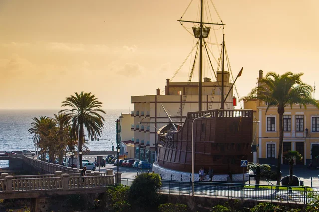 Stopped in the Canary islands