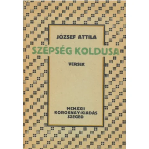 Első verseskötete: Szépség koldusa