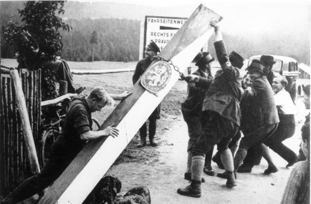 Occupation of the Sudetenland between October 1 and 10, 1938