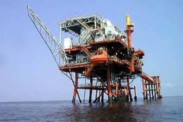 First Offshore Oil Well