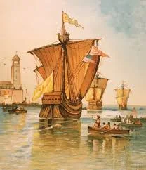 The expedition reached the island of Hispaniola