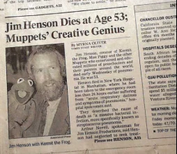 Jim Henson's death