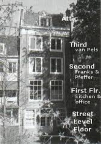 Otto Frank's company moves into the premises that include the "Secret Annex"