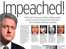 Bill Clinton Impeached by the House of Representatives