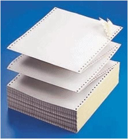El papel forma continua.Sir Charles Wheatstone introduce el "continuous feeding paper", o el papel que utilizan las impresoras de "dot matrix" el cual más tarde sería utilizado para almacenar y leer información.