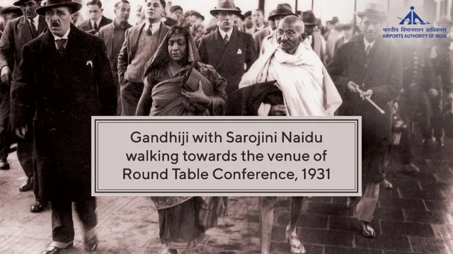 📌 1931 – Represented India at the Second Round Table Conference