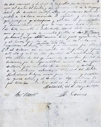 Manifiesto de Montecristi