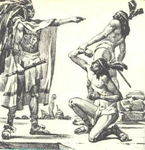 D.C. Los aztecas son expulsados de Chapultepec por Tepanecas