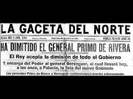Dimisión de Primo de Rivera