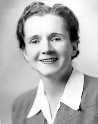 Rachel Carson warns Earth would be demolished