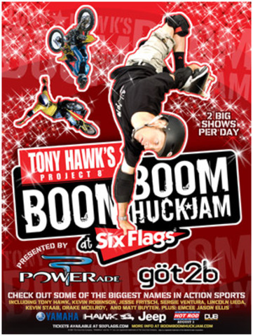 Tony starts the Boom Boom HuckJam tour