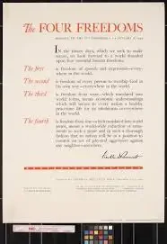 The Four Freedoms Speech