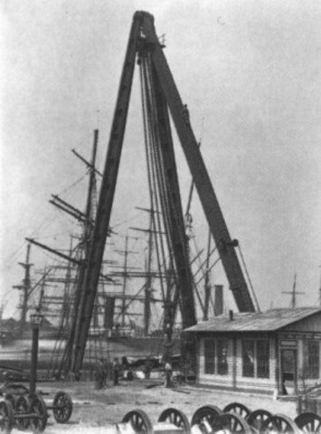 begin vervangen van houte kranen na ijzeren kranen