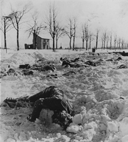 Malmedy Massacre in December 17, 1944