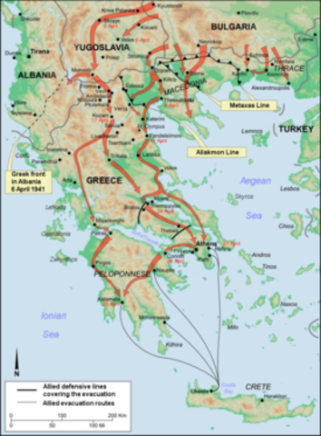 Invasion of Greece in April 1941
