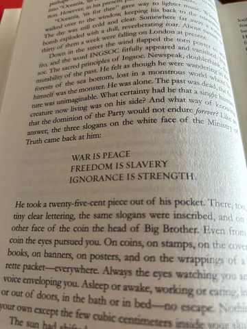 "1984" by George Orwell