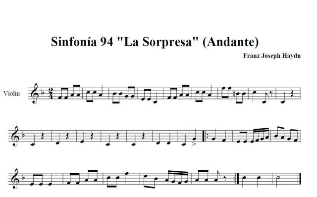 "La Sorpresa" Simfonia de Haydn
