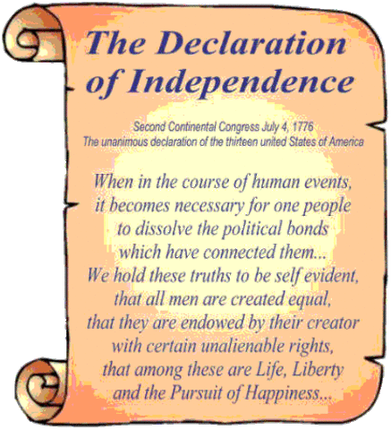 declaration of independence signed