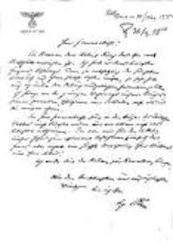 Hitler wrote a letter to someone saying that he wanted to kill all of the Jews.