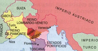 Unification of Parma, Modena and Toscana