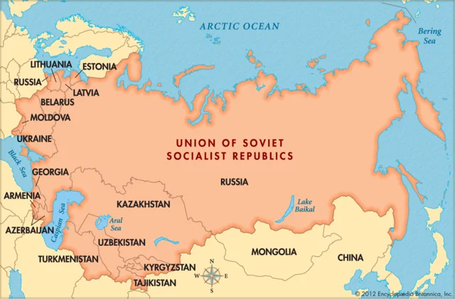 Soviet republics of Ukraine, Georgia, Armenia, Azerbaijan, Uzbekistan, Tajikistan, Turkmenistan, Belarus, Moldova, Kazakhstan, and Kyrgyzstan declare independence and Gorbachev resigns